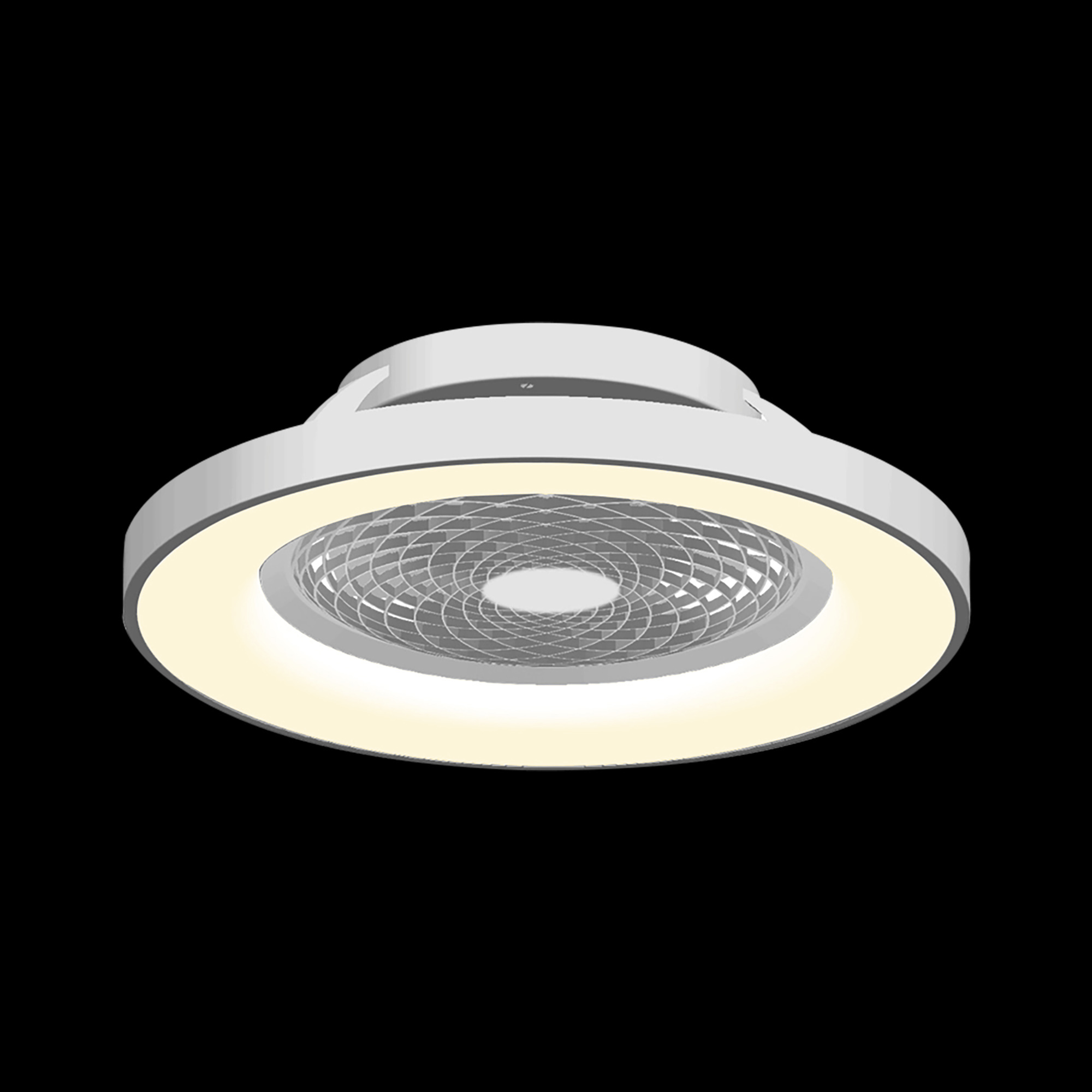 Tibet 70W LED Dimmable Ceiling Light & Fan, Remote / APP / Voice Controlled Silver M7125  Mantra Tibet